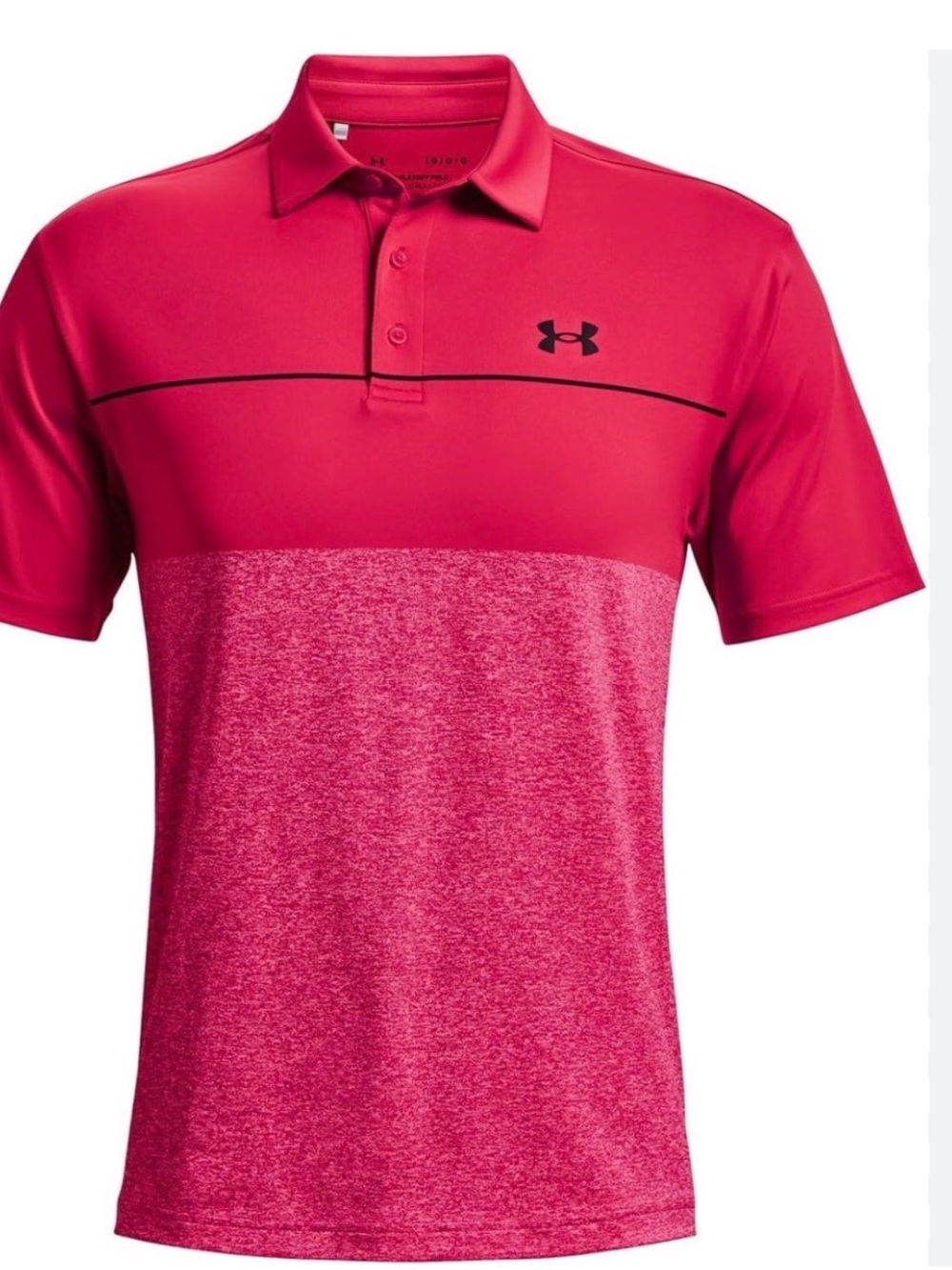 NWT- Under Armour Playoff 3.0 Polo - Red Heather Polo Shirt